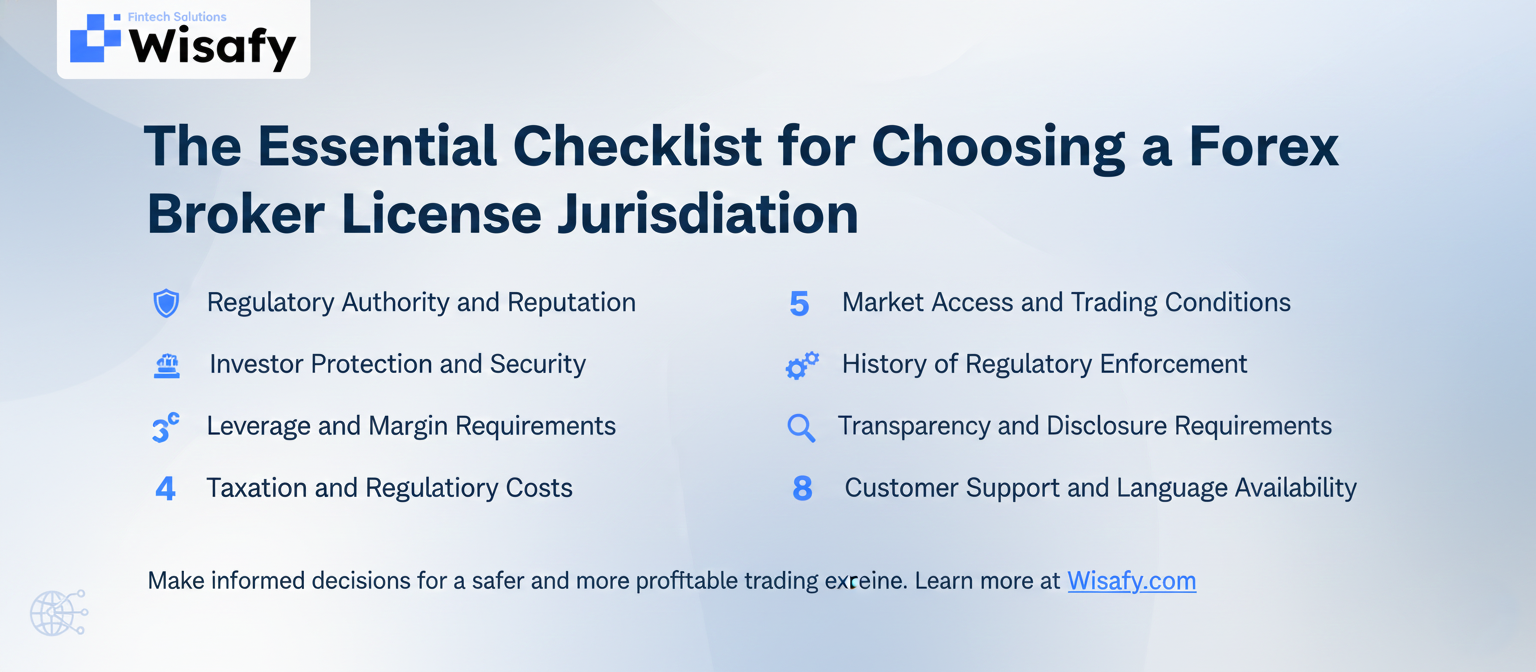 The Essential Checklist for Choosing a Forex Broker License Jurisdiction